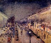 Boulevard Montmartre in der Nacht